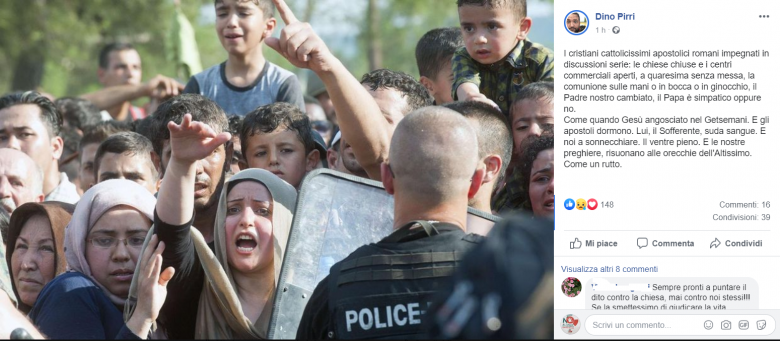 Don Dino Pirri Sferza I Cristiani Di Fronte Alla Crisi Dei Migranti In Siria Riviera Oggi