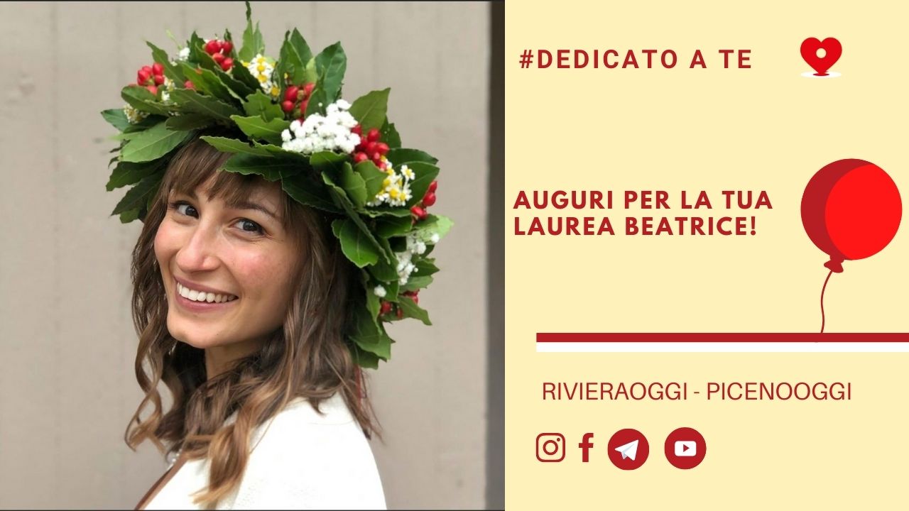 Auguri a Beatrice per la sua laurea Riviera Oggi